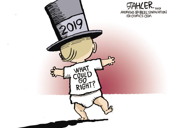 Cartoon: Entering 2019